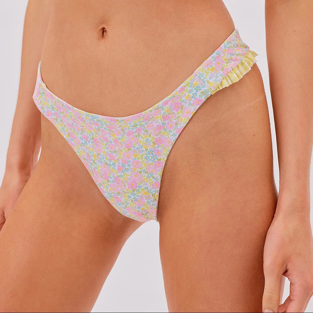 For Love and Lemons: lotus thong bikini bottom